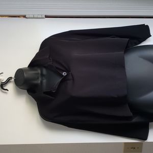 COPY - Zara crop top with buttons, collar, 3/4 sleeve